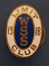 Rare WWI 1918 WSS Limit Club Enamel Pin Badge Screwback War Savings Stamps picture
