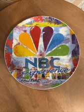 Vintage NBC Experience Store Souvenir Plate Rockefeller Plaza NYC-RichardWallich picture