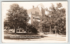 Postcard RPPC Administration Building of Alma College in Alma, MI. picture