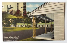 VTG 1958 WILMINGTON NC Postcard Advertising RILEY'S MOTOR COURT MOTEL picture