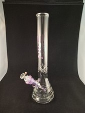 17in Purple US TUBES Glass Beaker 9mm Thick 24mm X 14mm Joint  picture