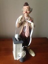 Vintage Judi's Pastime Clown Figurine, Signed, 1983 picture