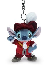 Stitch as Captain Hook Plush Keychain Bag Charm Peter Pan Disney Villains 8 1/2” picture