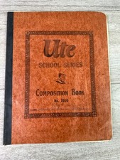 Vintage Ulite School Series Composition Book No. 1010 Lined Paper Collectible picture