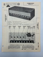 Original Sams Photofact Manual BLONDER-TONGUE B-9 Audio Baton W Schematic picture