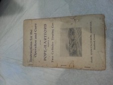 Antique 1904 Pope- Hartford Model D Two Cylinder Touring Car Pamphlet picture