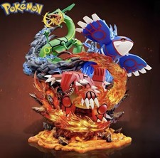 35cm/13.78in Pokemon Anime Figure Groudon Kyogre Rayquaza Action Figures Pvc picture