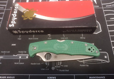 Spyderco Endura 4 Drop Point Folding Knife - Green picture