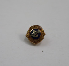 Vintage 10K Solid Gold Lions Club Past President Pin Fraternal Balfour picture