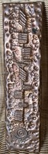 Vintage Celtic Copper Plaque Handwrought Ancient Alphabet Ogham Ireland Art picture