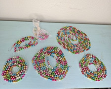 VTG Mercury Glass Christmas Garland 24' (288