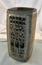 Royal Copenhagen Jorgen Mogensen Stoneware Vase 1962 Danish Vintage picture