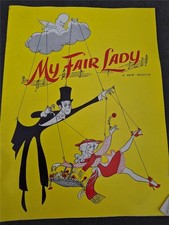 VTG 1955-56 MY FAIR LADY A NEW MUSICAL PROGRAM THEATER SOUVENIR MEMORABALIA BOOK picture
