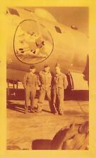 1948 Kodacolor Snapshot Photo B-29 64th Bomb Sqdn Pride Of Tucson Nose Art - 2 picture