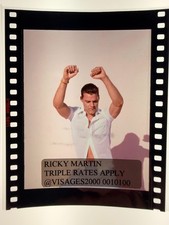 RICKY MARTIN - Rare Original Press Photo Transparency by HERB RITTS 2000 picture