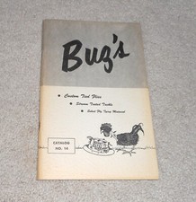 Vintage 1970s Buz's Custom Tied Flies Fishing No. 14 Sales Catalog Brochure (M1) picture