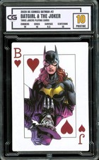 2020 DC Comics Batman Three Jokers Playing Card Joker & Batgirl ~ CG 10 PRISTINE picture