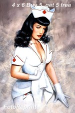 BETTIE PAGE 4x6 Collectible Photo Classic Pin Up Queen 1950s Glamour Portrait picture