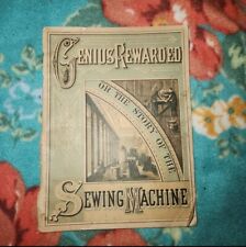 Genius Rewarded Story Of The Sewing Machine SINGER Book New York 1880 John Scott picture