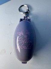 VTG 1993 Takara Pocket Critters Keychain Toy Pollen World Butterfly Purple Case picture