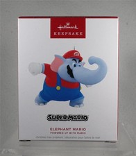 2025 Hallmark Ornament - ELEPHANT MARIO - 4th in Powered Up w/Mario Series - NIB picture