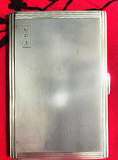 Vintage English Sterling Silver Cigarette Case picture