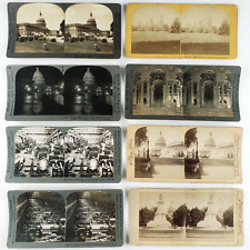 Washington DC Stereoview Lot of 8 Capitol Building Navy Yard Smithsonian D2022 picture