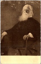 Walt Whitman Sepia Phostint Divided Back Card 1910s Detroit Pub Alexander Met NY picture