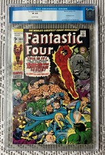 Fantastic Four 100 CGC 8.0 OLD LABEL Marvel Comics July 1970 Kirby picture