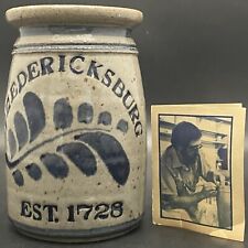 Westerwald Pottery Fredericksburg Est 1728 Commemorative Crock Made in USA 1qt picture