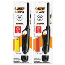 BIC EZ LOAD Lighter, Reloadable Multi Purpose Lighter, 2-Pack (Colors May Vary) picture
