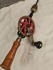 MILLERS FALLS No. 2 Egg Beater Style Hand Drill With One Bit Vintage picture