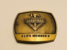 Vintage 1996 Handyman Club of America Belt Buckle picture