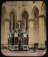 WILLIAM OF ORANGE MONUMENT NIEUEW KERK DELFT C1892 PHOTO Magic Lantern Slide picture