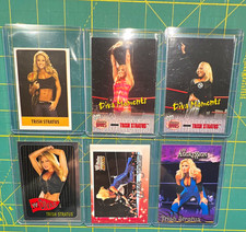 Trish Stratus WWE 17 Card Vintage Lot 2002 Fleer Rafo Sticker Custom /5 Heritage picture