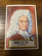 1952 Topps Look 'n See - #101 Daniel Defoe - Good Condition  picture