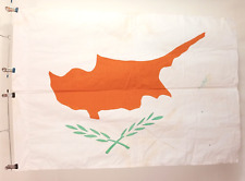 CYPRUS EUROPEAN Vintage National Commonwealth Country Cloth Flag Collectible picture
