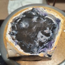 QUALITY TIFFANY STONE GEODE from UTAH RARE,LG size 8 1/2lbs picture