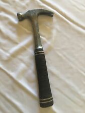 Vintage ESTWING  16 Oz. Claw Head Stacked Leather Handle Hammer USA ❤️ picture