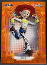 2024 Topps Chrome Disney Sapphire Orange /25 Jessie #67 TOY STORY picture
