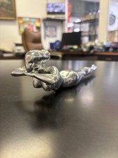 1950s-1960s  Nash Rambler Hood Ornament Chrome Flying Lady Godess picture