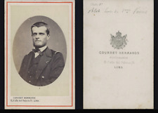 Courret Hermanos, Lima, Blot, Navy Officer Vintage Albumen Print CDV. picture