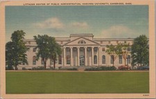 Postcard Littauer Center Public Administration Harvard University Cambridge MA picture