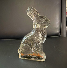 Vintage J.H. Millstein Co. Clear Glass Rabbit picture