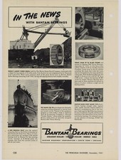 1941 Bantam Bearings Ad: Marion Steam Shovel, World's Largest - Tecumseh Coal Co picture