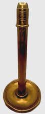 Archer & Warner Philadelphia Spring-Loaded Candlestick Brass, Drip Catcher Base picture