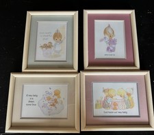 4 Precious moments Framed Picture Set. picture
