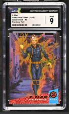 Upper Deck 2018 X-MAN #2 Fleer Ultra X-Men Rainbow Foil, CGC Graded 9 Mint picture