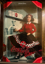 Coca-Cola Barbie Collector Edition Diner Theme Figurine Doll picture