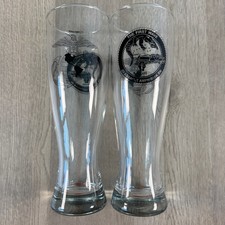USMC 2d Assault Amphibian Battalion Pilsner Glasses Lot of 2 17oz Marine Corps picture